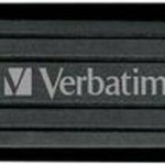 Verbatim PinStripe 16GB USB 2.0 Stick Μαύρο