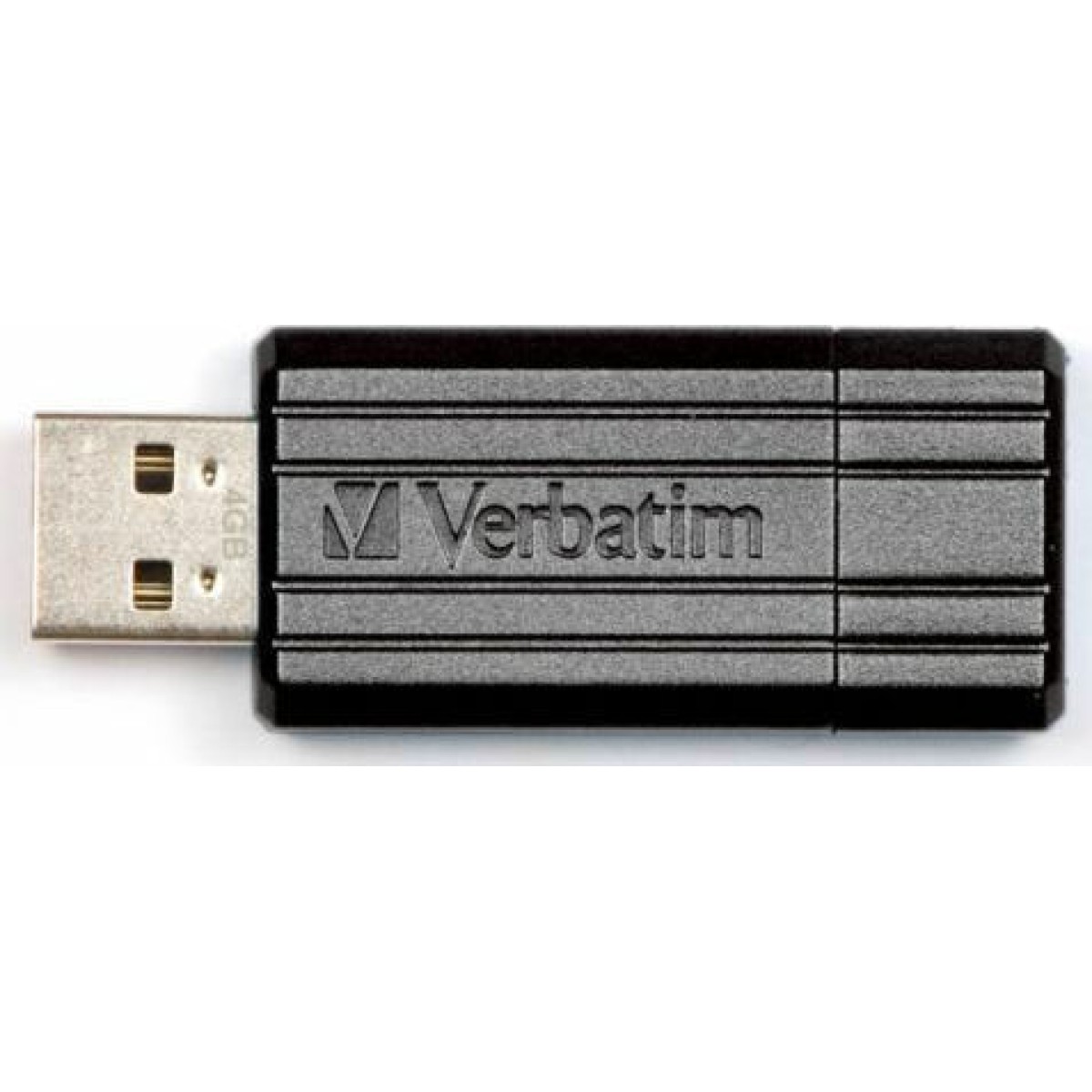 Verbatim PinStripe 32GB USB 2.0 Stick Μαύρο
