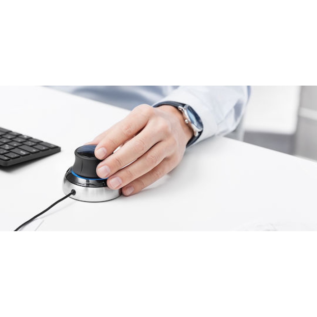 3D Connexion SpaceMouse Compact Ενσύρματο Ποντίκι Μαύρο