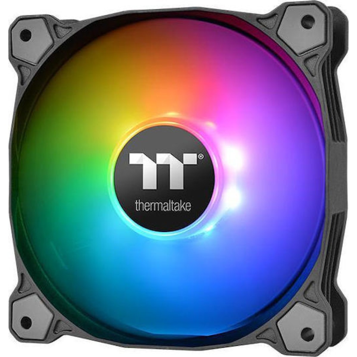 Thermaltake Pure Plus 12 RGB Radiator Fan TT Premium Case Fan 120mm με Σύνδεση 4-Pin PWM 3τμχ