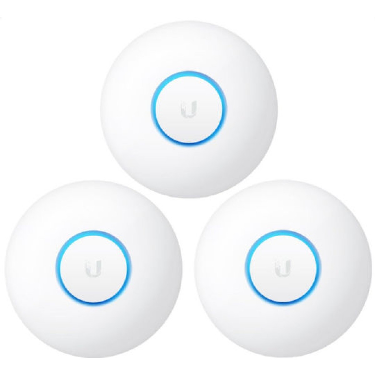 Ubiquiti UniFi nanoHD Access Point Wi‑Fi 5 Dual Band (2.4 & 5GHz) σε Τριπλό Kit