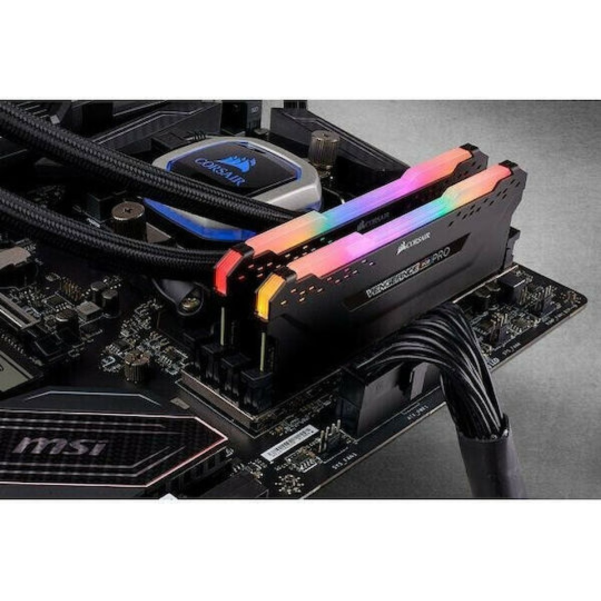 Corsair Vengeance RGB Pro DDR4 16GB RAM με 2x8GB Modules και Ταχύτητα 2666 για Desktop