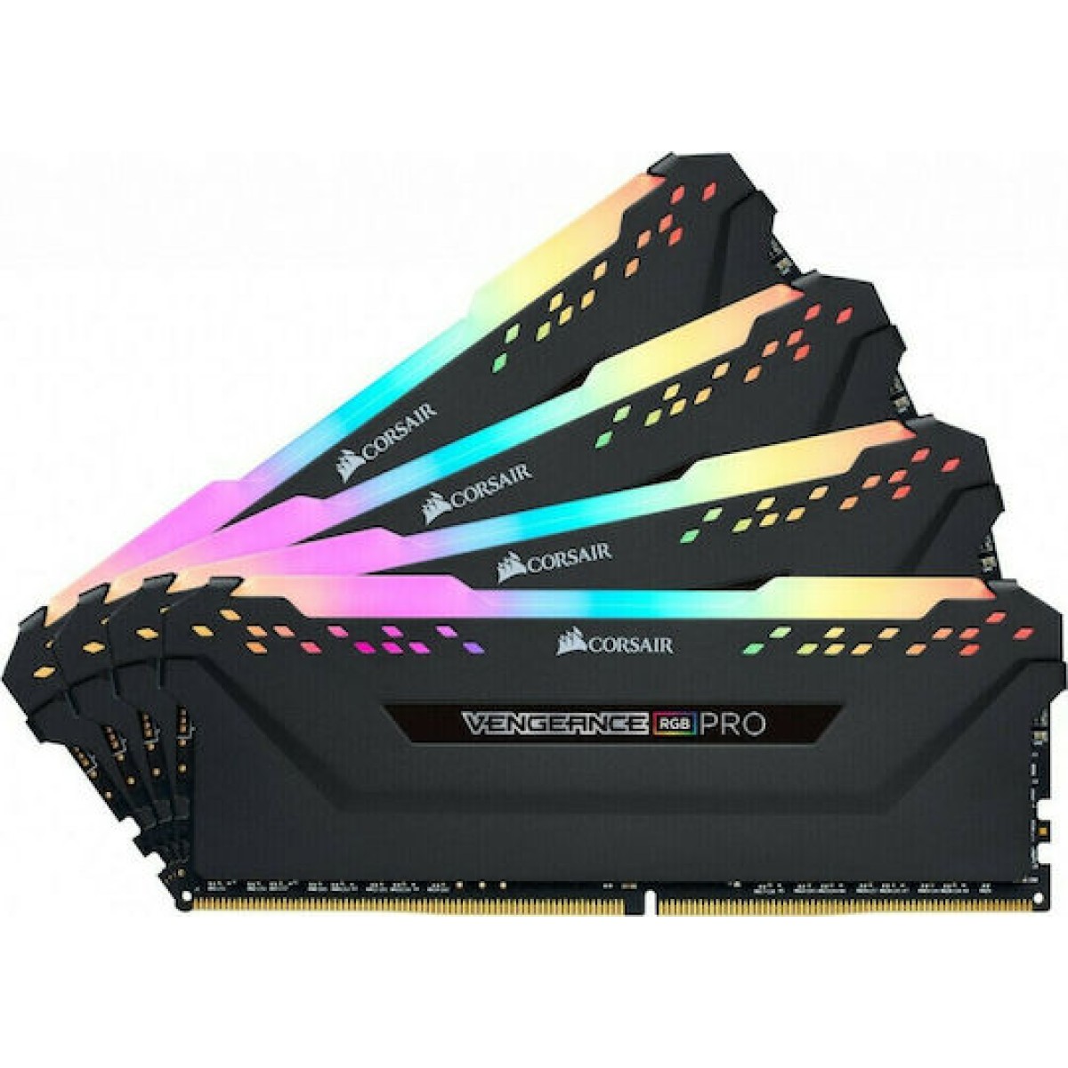 Corsair Vengeance RGB Pro DDR4 32GB RAM με 4x8GB Modules και Ταχύτητα 3200 για Desktop