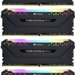 Corsair Vengeance RGB Pro DDR4 32GB RAM με 4x8GB Modules και Ταχύτητα 3200 για Desktop