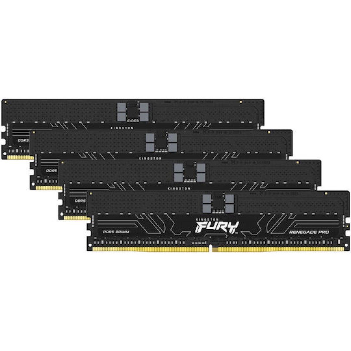 Kingston Fury Renegade Pro DDR5 64GB RAM με 4x16GB Modules και Ταχύτητα 6400 για Desktop