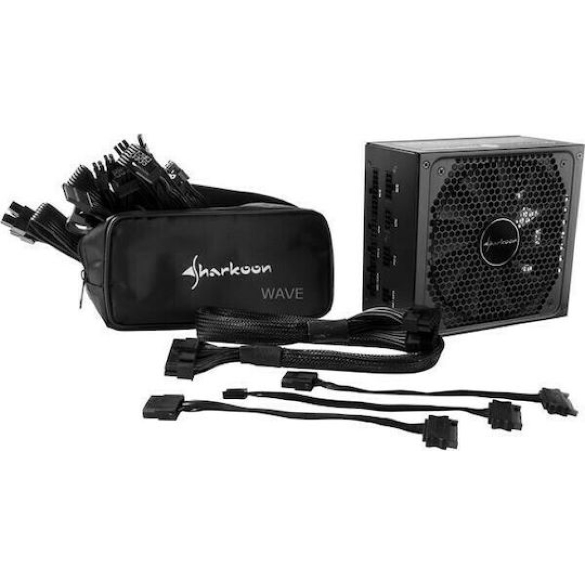 Sharkoon SilentStorm Cool Zero 650W Μαύρο Τροφοδοτικό Υπολογιστή Full Modular 80 Plus Gold