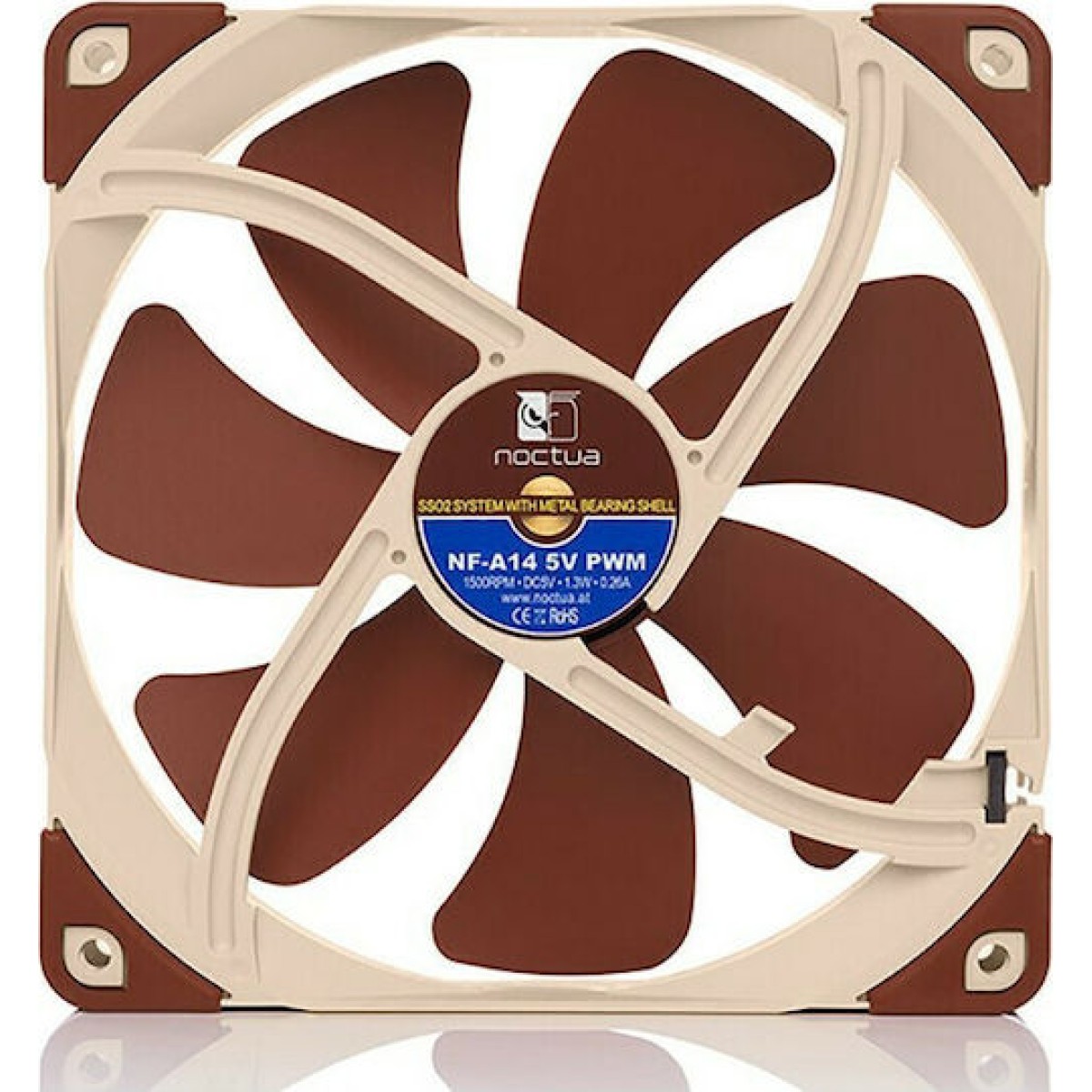 Noctua NF-A8 5V Case Fan 80mm με Σύνδεση 4-Pin PWM Καφέ