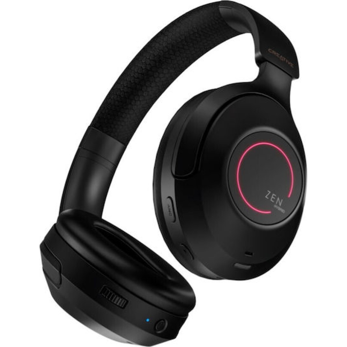 Creative Zen Hybrid Pro Ασύρματα / Ενσύρματα Over Ear Ακουστικά με 27 ώρες Λειτουργίας Μαύρα