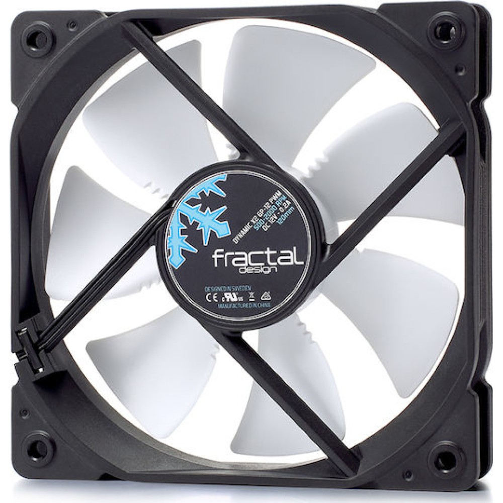 Fractal Design Dynamic X2 GP-12 Case Fan 120mm με Σύνδεση 4-Pin PWM Λευκό