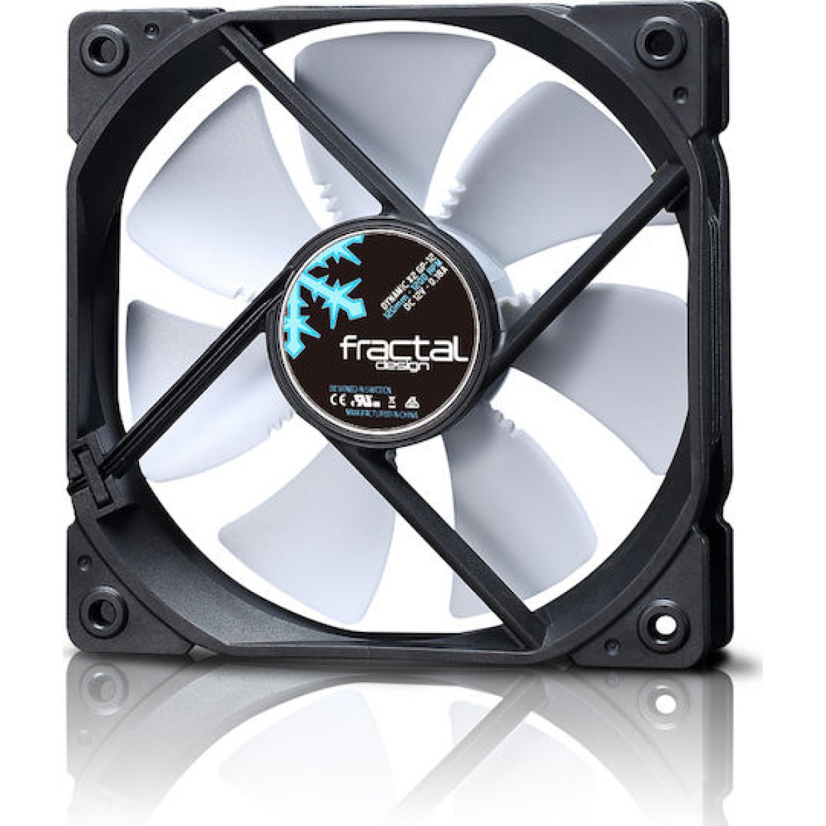 Fractal Design Dynamic X2 GP-12 Case Fan 120mm με Σύνδεση 4-Pin PWM Λευκό