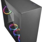 Sharkoon Pure Steel RGB Gaming Midi Tower Κουτί Υπολογιστή με Πλαϊνό Παράθυρο Μαύρο