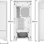 Be Quiet Dark Base Pro 901 Gaming Full Tower Κουτί Υπολογιστή με Πλαϊνό Παράθυρο και RGB Φωτισμό Λευκό