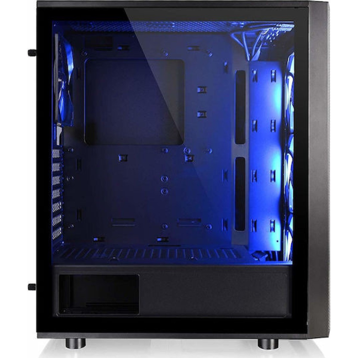 Thermaltake Versa J25 Tempered Glass RGB Edition Gaming Midi Tower Κουτί Υπολογιστή με Πλαϊνό Παράθυρο Μαύρο