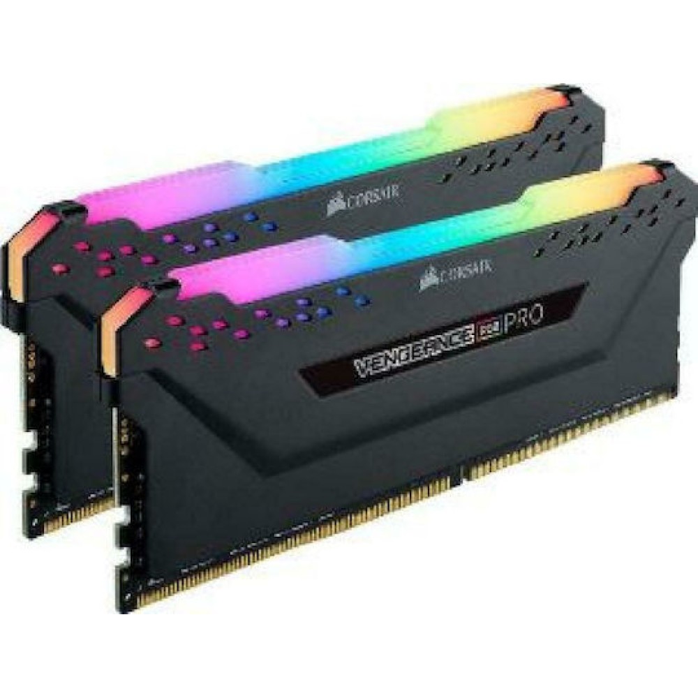 Corsair Vengeance RGB Pro DDR4 32GB RAM με 2x16GB Modules και Ταχύτητα 2666 για Desktop