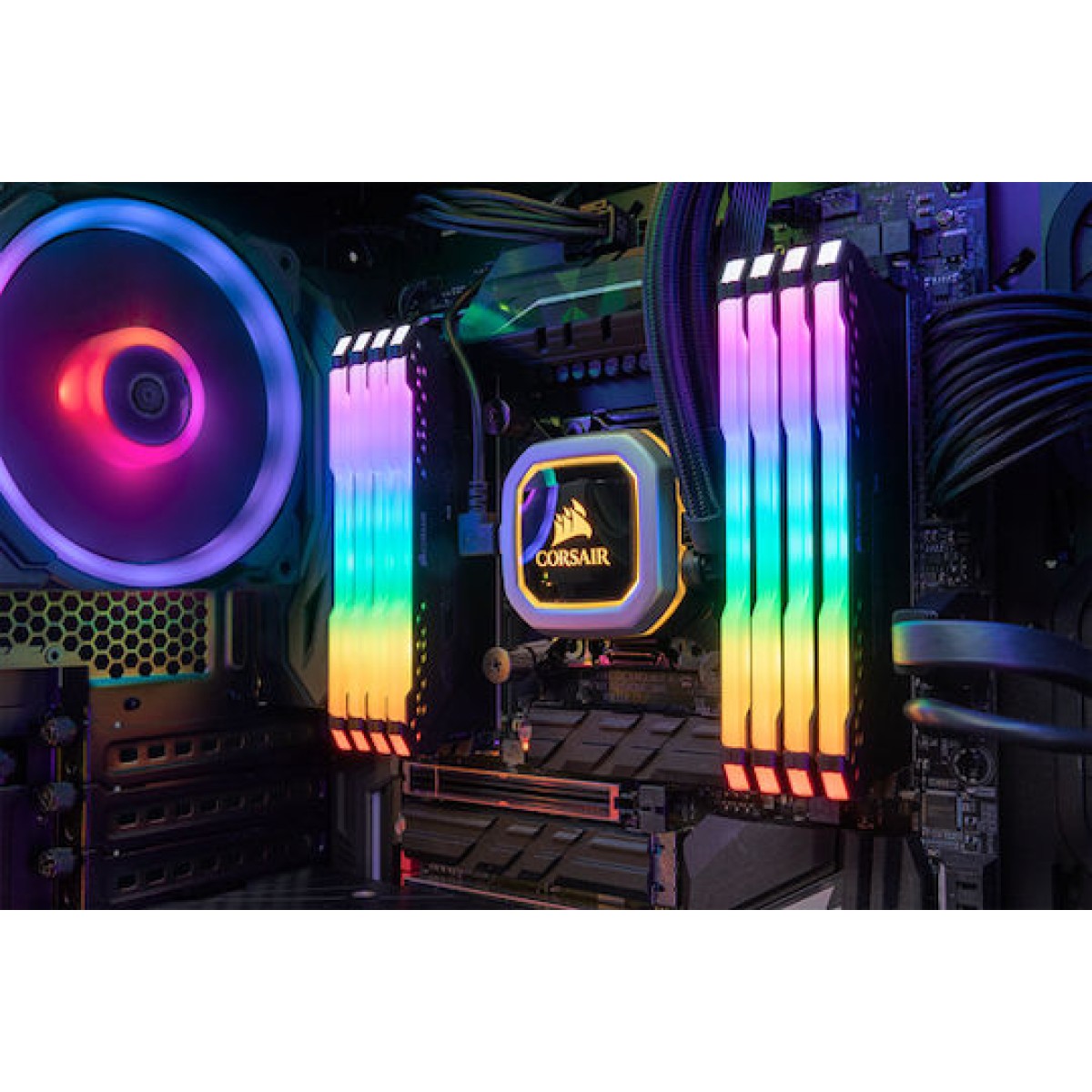 Corsair Vengeance RGB Pro DDR4 32GB RAM με 2x16GB Modules και Ταχύτητα 2666 για Desktop