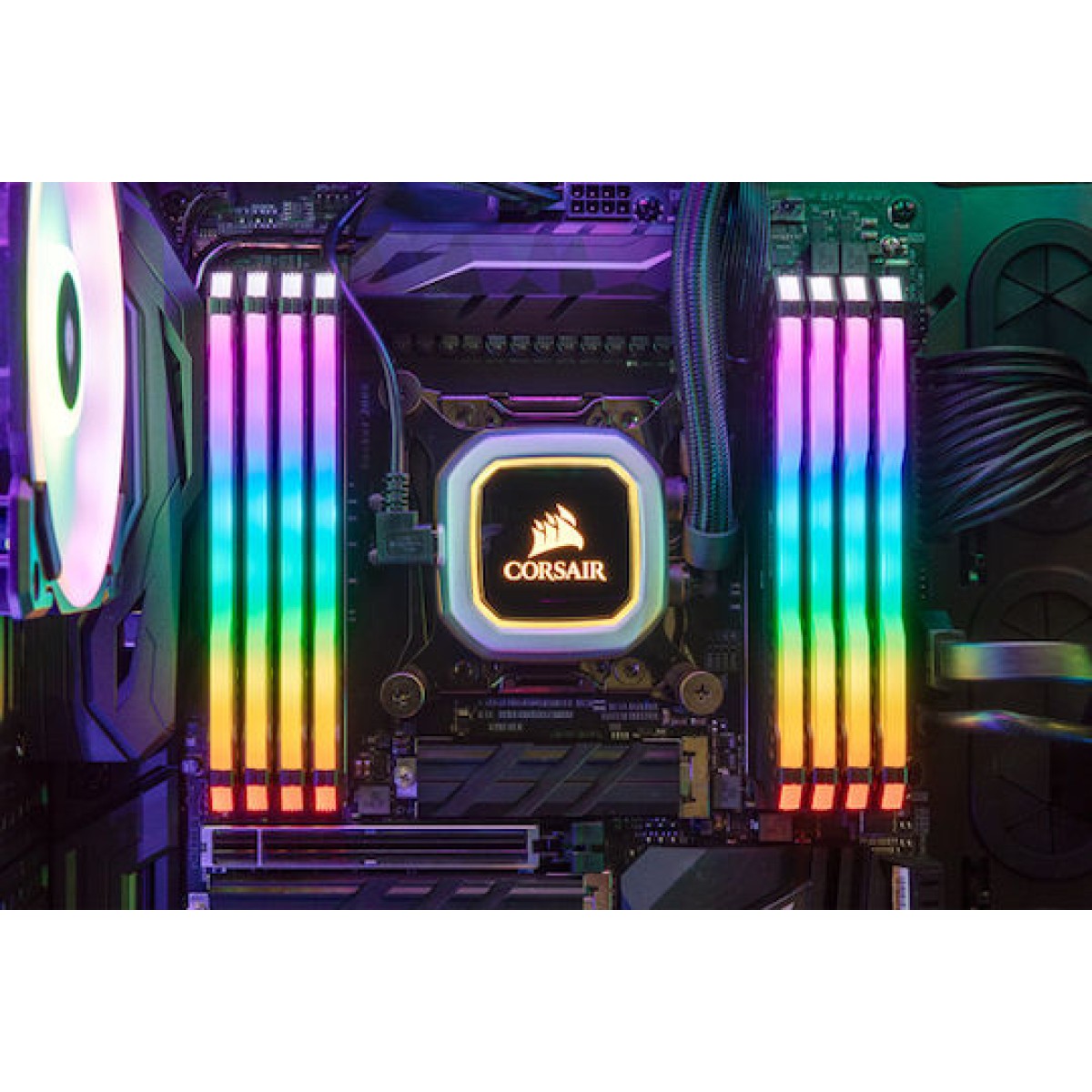 Corsair Vengeance RGB Pro DDR4 32GB RAM με 2x16GB Modules και Ταχύτητα 2666 για Desktop