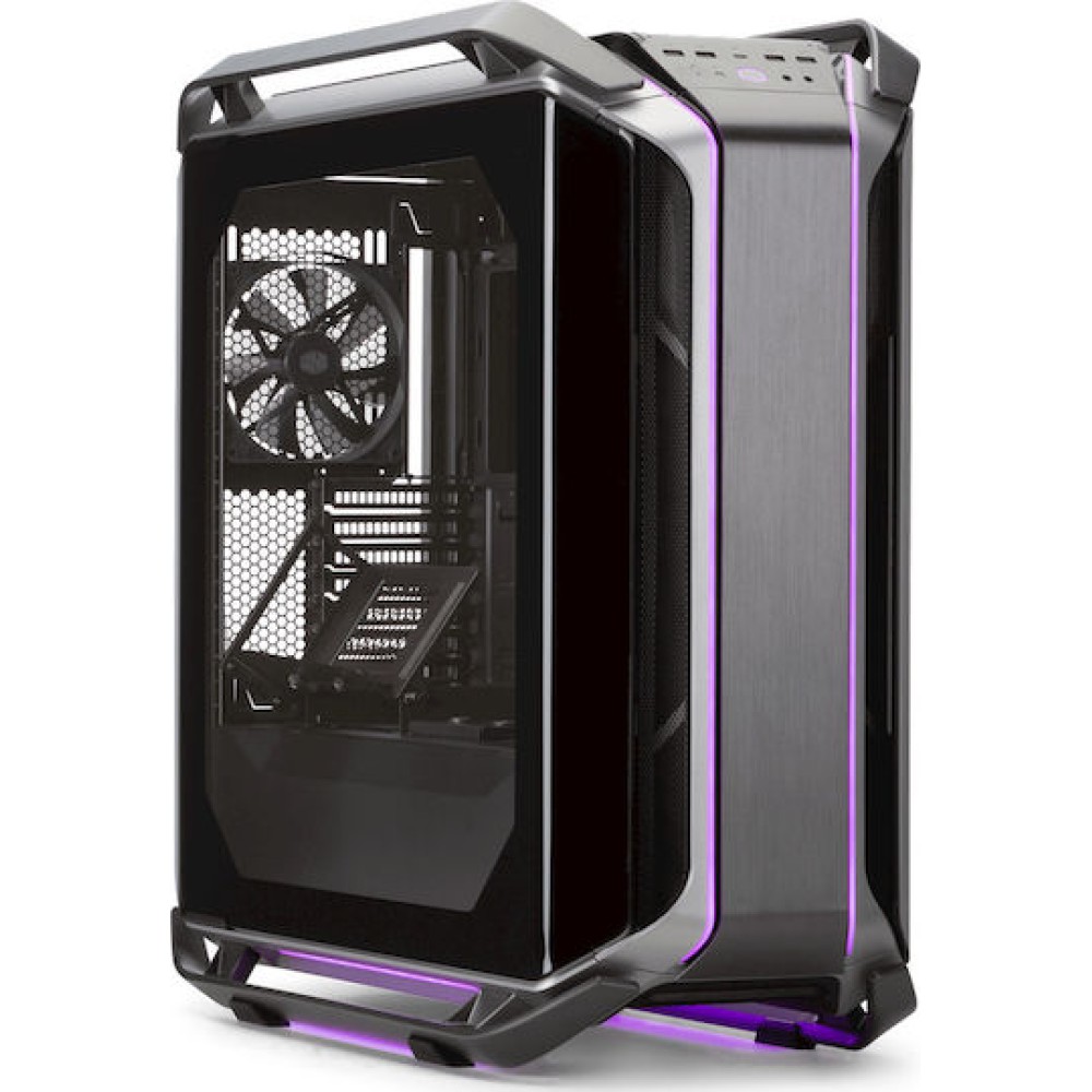 CoolerMaster Cosmos C700m Gaming Midi Tower Κουτί Υπολογιστή με RGB Φωτισμό Μαύρο