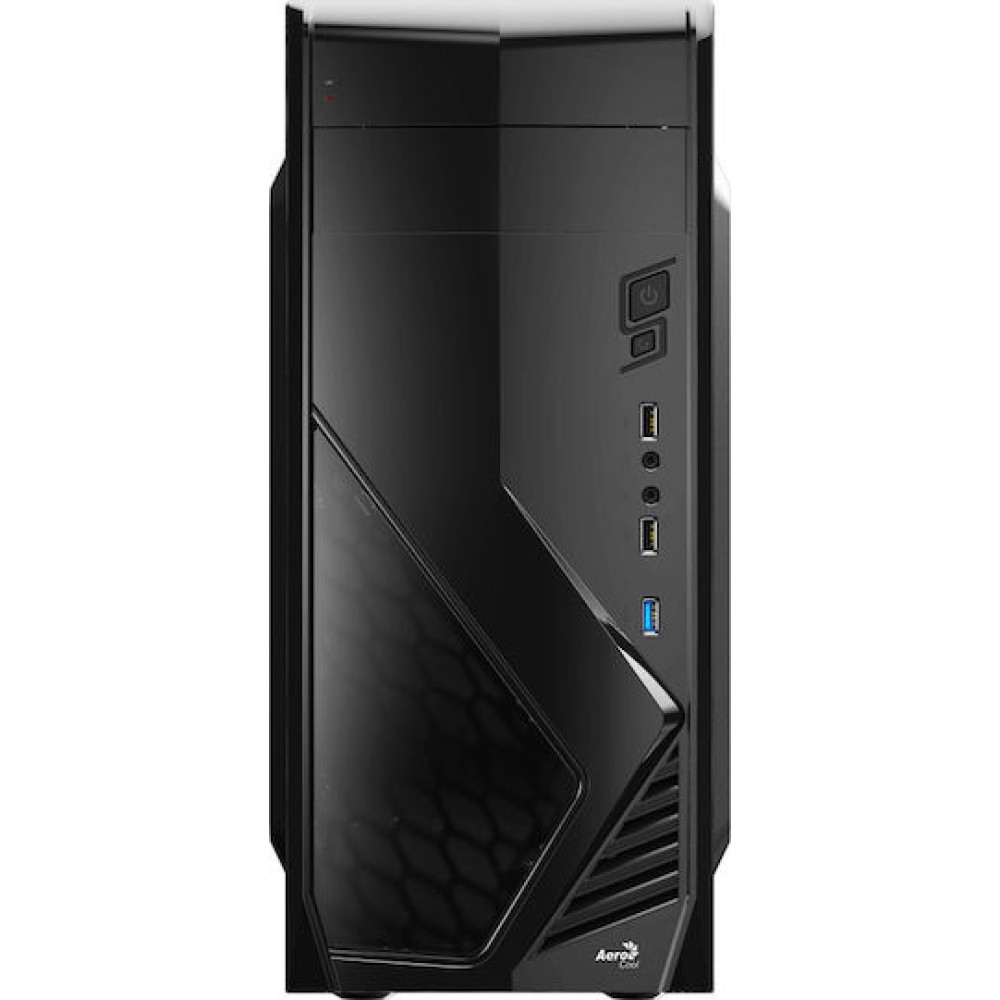 Aerocool CS-1102 Midi Tower Κουτί Υπολογιστή Μαύρο
