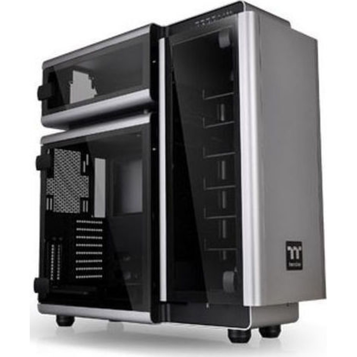 Thermaltake Level 20 TG Gaming Full Tower Κουτί Υπολογιστή με Πλαϊνό Παράθυρο και RGB Φωτισμό Μαύρο