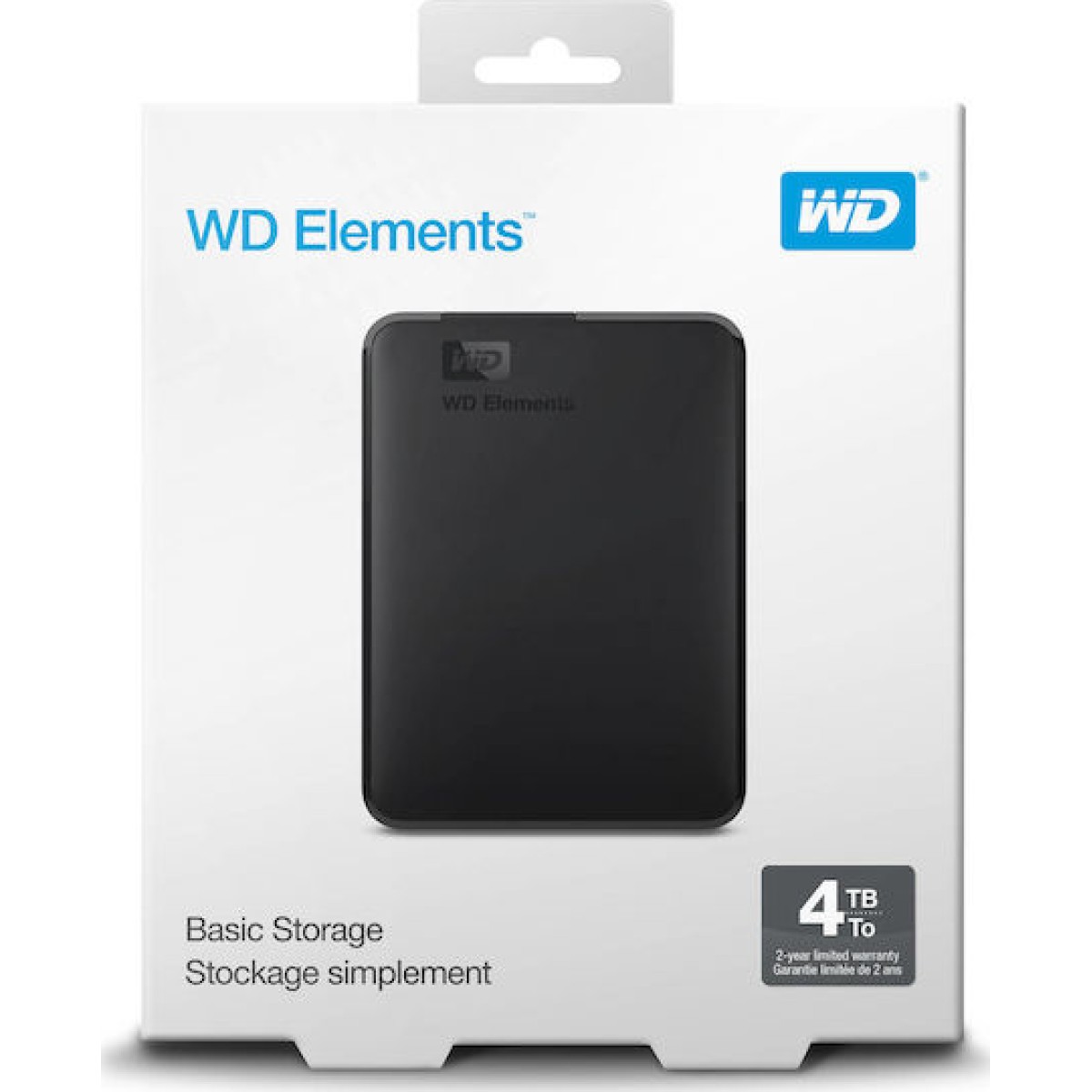Western Digital Elements Portable USB 3.0 Εξωτερικός HDD 4TB 2.5