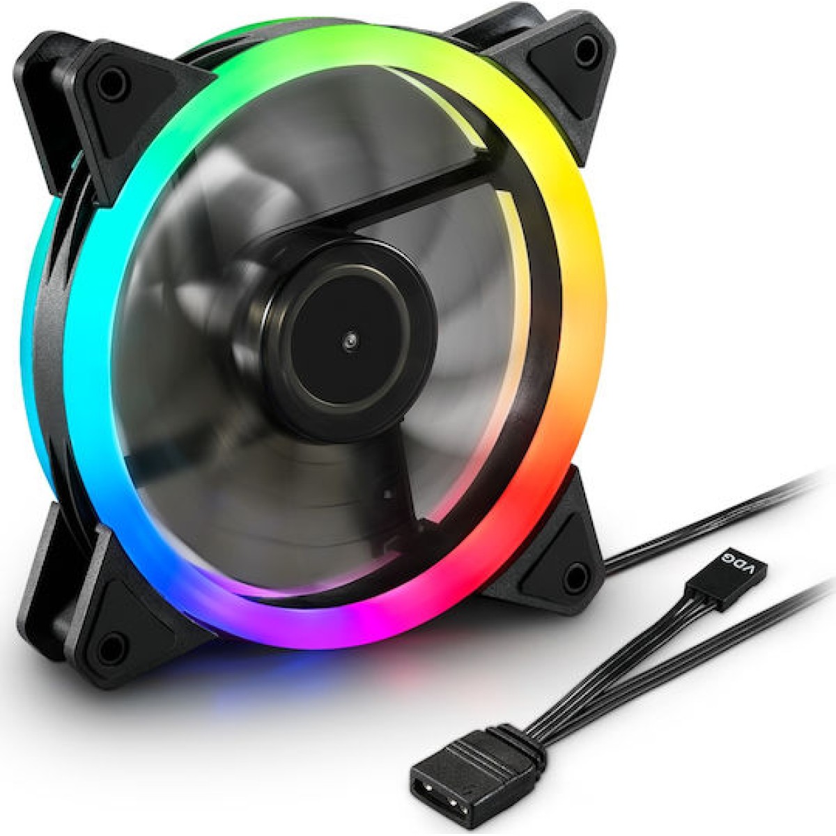Sharkoon Shark Blades RGB Case Fan 120mm με Σύνδεση 3-Pin
