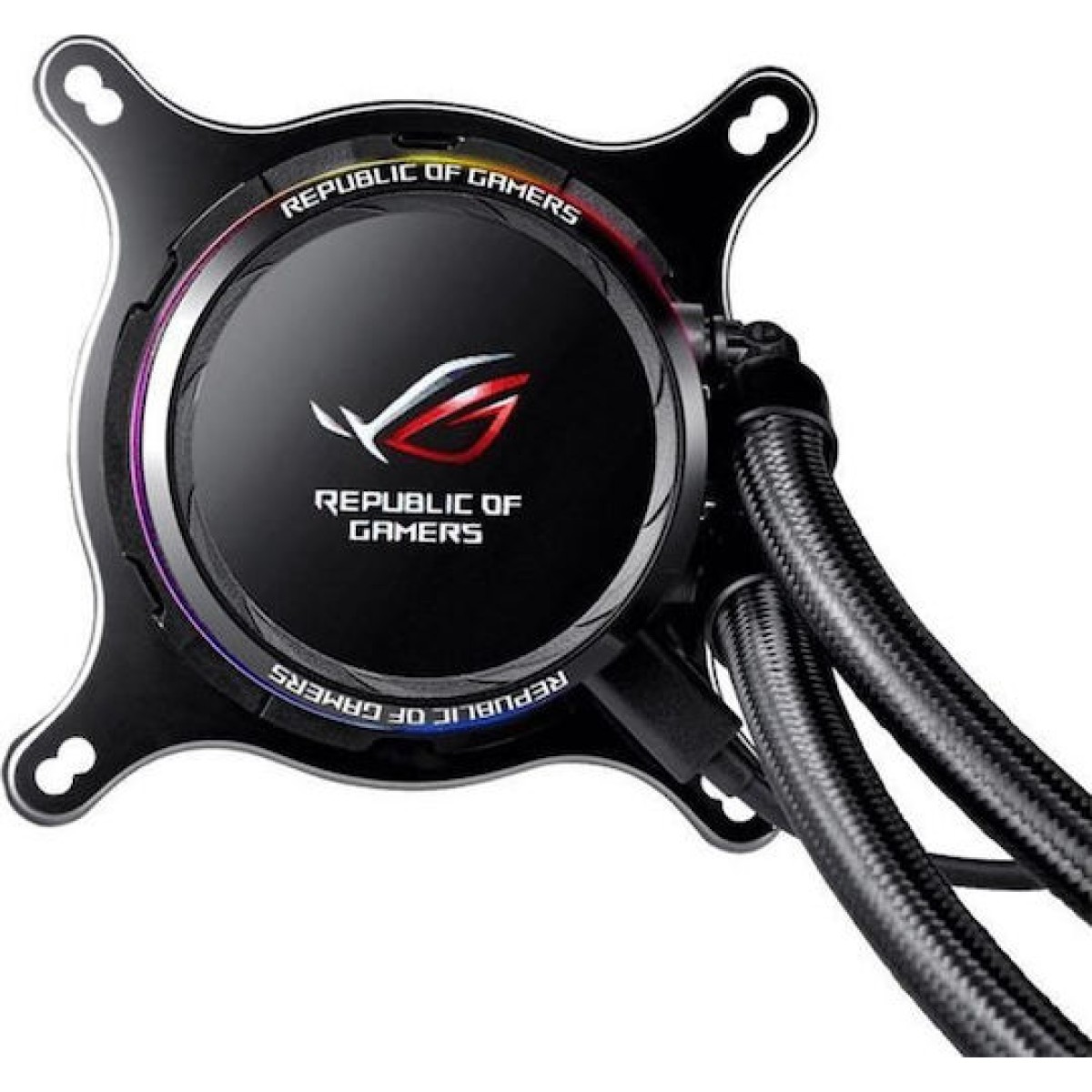 Asus ROG Ryuo 120 Υδρόψυξη Επεξεργαστή Μονού Ανεμιστήρα 120mm για Socket AM4/1200/115x με RGB Φωτισμό