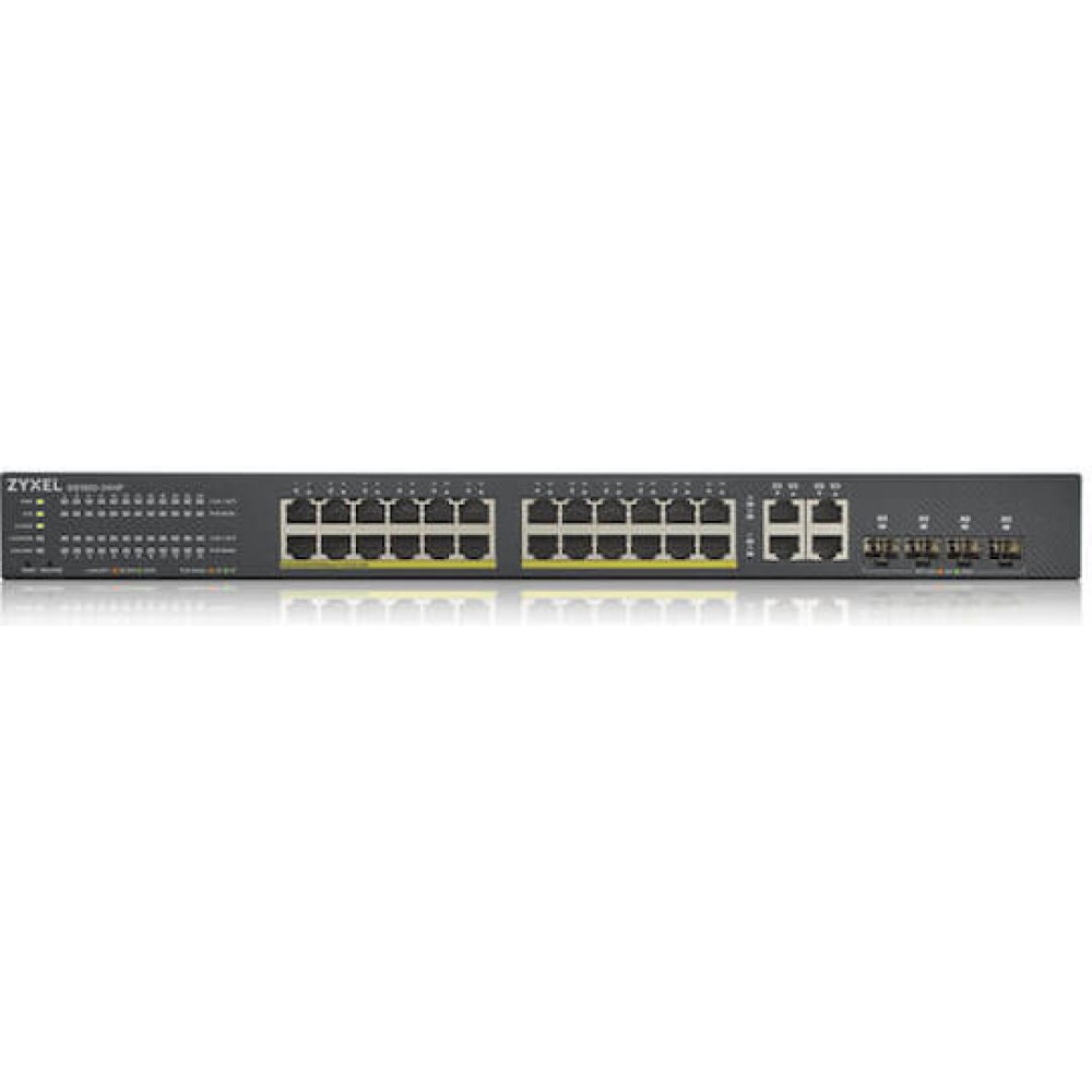 Zyxel GS192024HPV2 Managed L2 PoE Switch με 28 Θύρες Gigabit (1Gbps) Ethernet και 28 SFP Θύρες