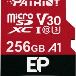 Patriot EP microSDXC 256GB Class 10 U3 V30 A1 UHS-I με αντάπτορα