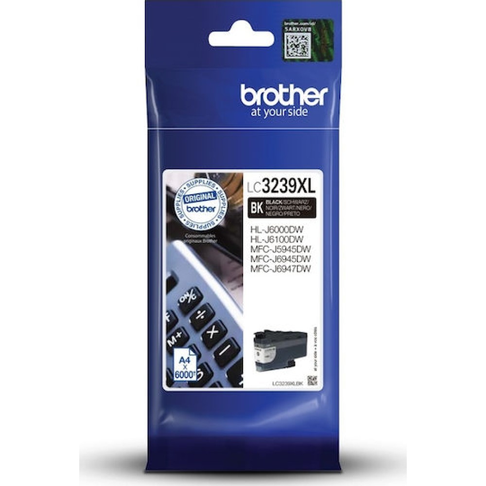 Brother LC3239XL Γνήσιο Μελάνι Εκτυπωτή InkJet Μαύρο (LC-3239XLBK)
