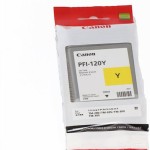 Canon PFI-120 Γνήσιο Μελάνι Εκτυπωτή InkJet Κίτρινο (2888C001)