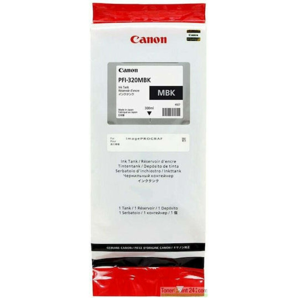 Canon PFI-320 Γνήσιο Μελάνι Εκτυπωτή InkJet Matte Μαύρο (2889C001)