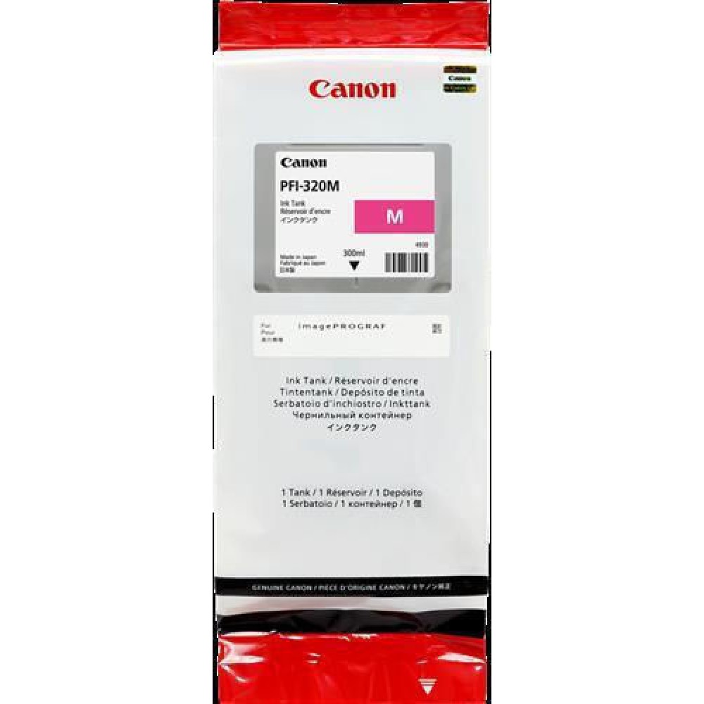 Canon PFI-320 Γνήσιο Μελάνι Εκτυπωτή InkJet Ματζέντα (2892C001)