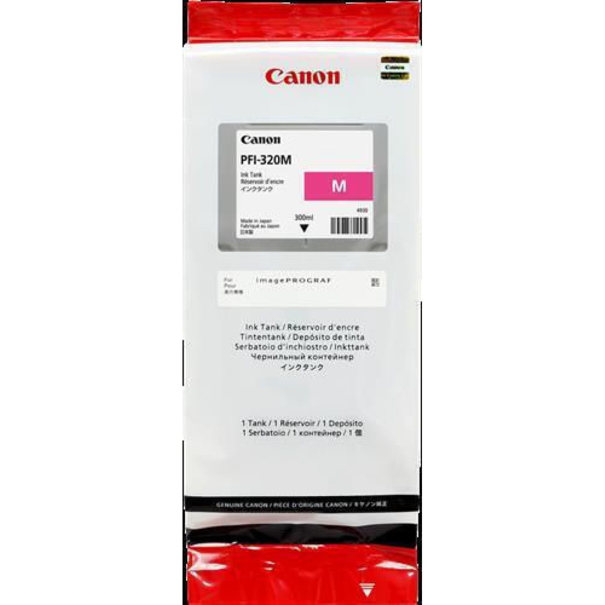Canon PFI-320 Γνήσιο Μελάνι Εκτυπωτή InkJet Ματζέντα (2892C001)