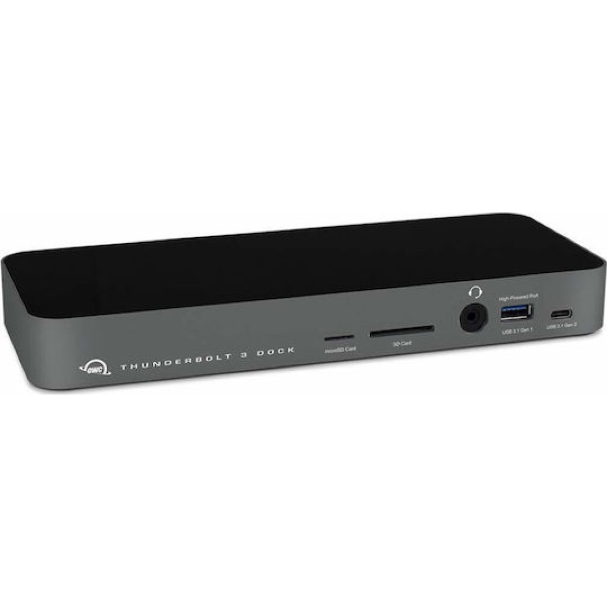 OWC USB-C Docking Station με DisplayPort 4K PD Ethernet και συνδεση 2 Οθονών Γκρι (OWCTB3DK14PSG)