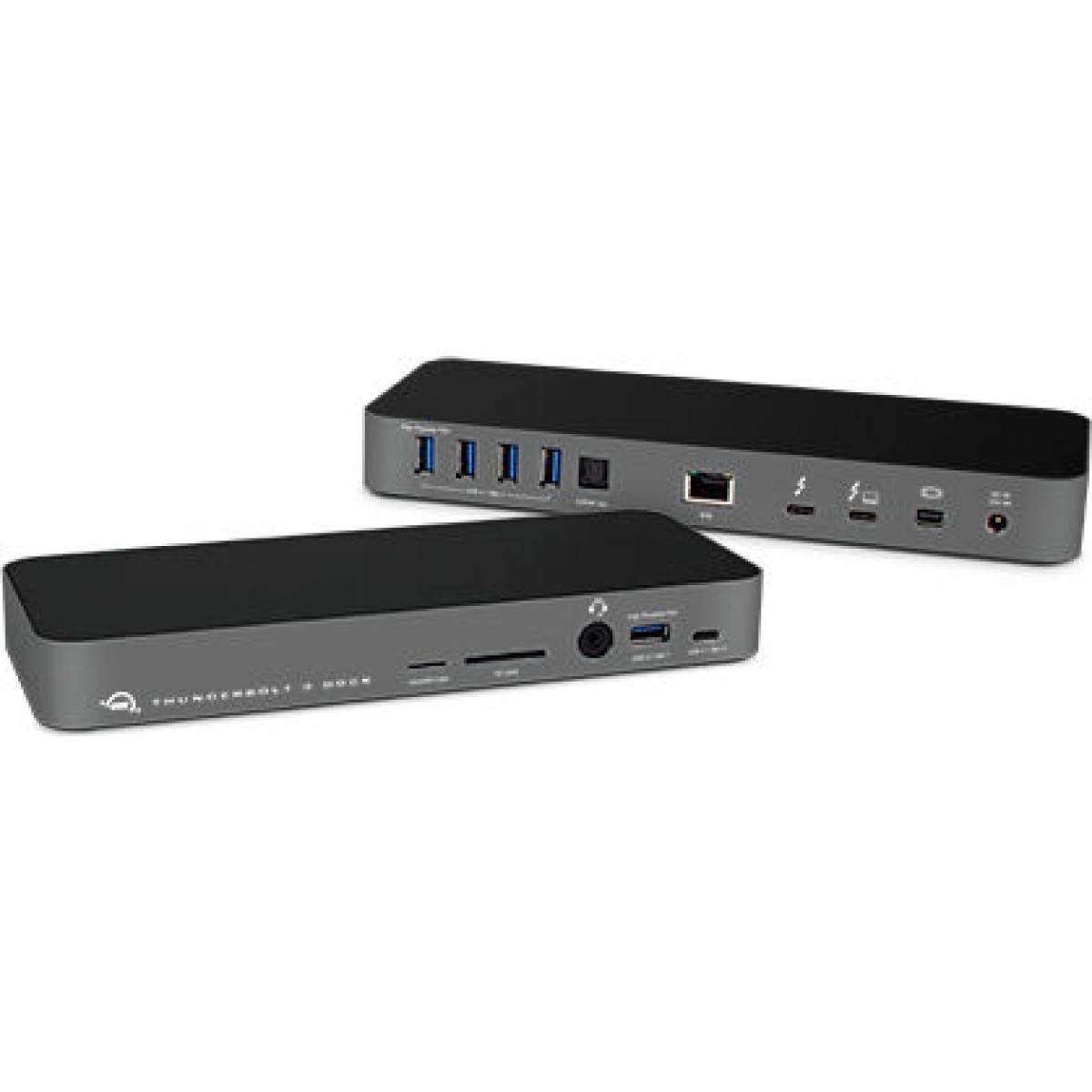 OWC USB-C Docking Station με DisplayPort 4K PD Ethernet και συνδεση 2 Οθονών Γκρι (OWCTB3DK14PSG)