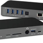 OWC USB-C Docking Station με DisplayPort 4K PD Ethernet και συνδεση 2 Οθονών Γκρι (OWCTB3DK14PSG)