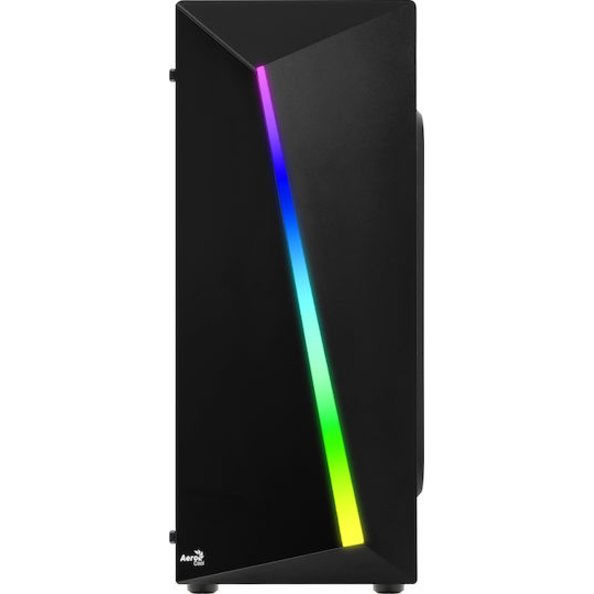 Aerocool Shard Gaming Midi Tower Κουτί Υπολογιστή με Πλαϊνό Παράθυρο Μαύρο