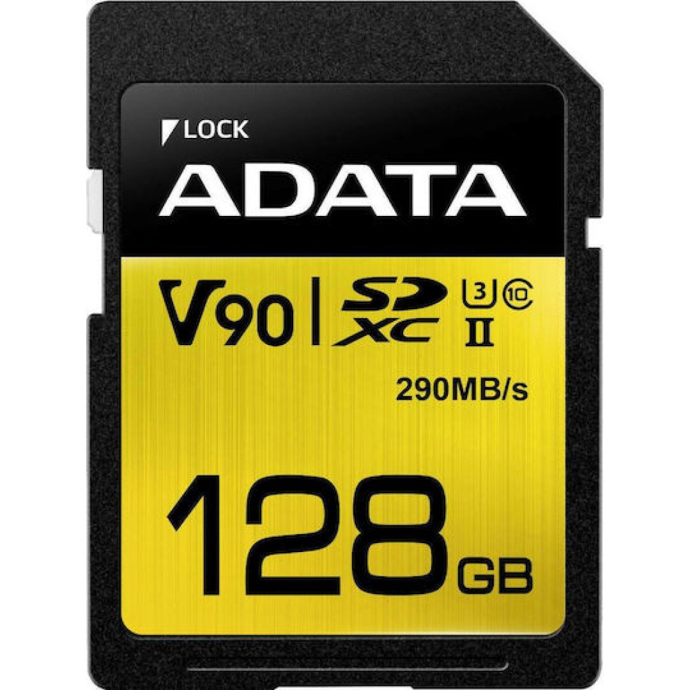 Adata Premier One SDXC 128GB Class 10 U3 V90 UHS-II