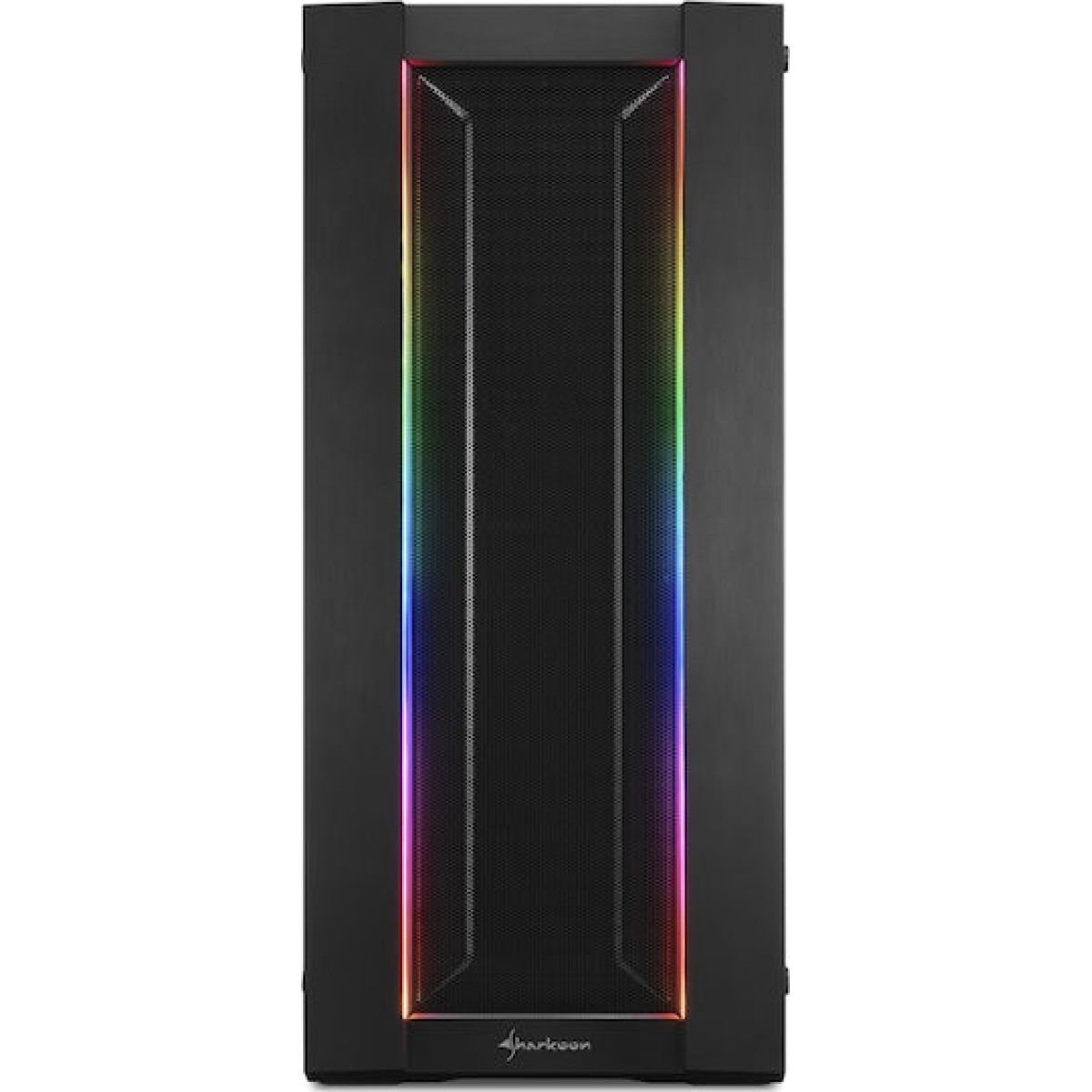 Sharkoon Elite Shark CA200M Gaming Midi Tower Κουτί Υπολογιστή με Πλαϊνό Παράθυρο και RGB Φωτισμό Μαύρο