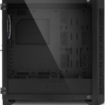 Sharkoon Elite Shark CA200M Gaming Midi Tower Κουτί Υπολογιστή με Πλαϊνό Παράθυρο και RGB Φωτισμό Μαύρο