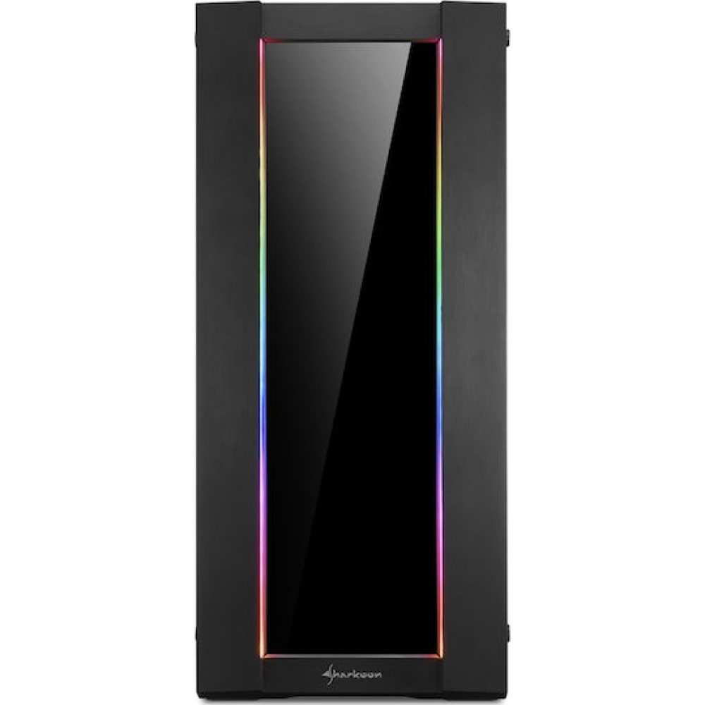 Sharkoon Elite Shark CA200G Gaming Midi Tower Κουτί Υπολογιστή με Πλαϊνό Παράθυρο και RGB Φωτισμό Μαύρο