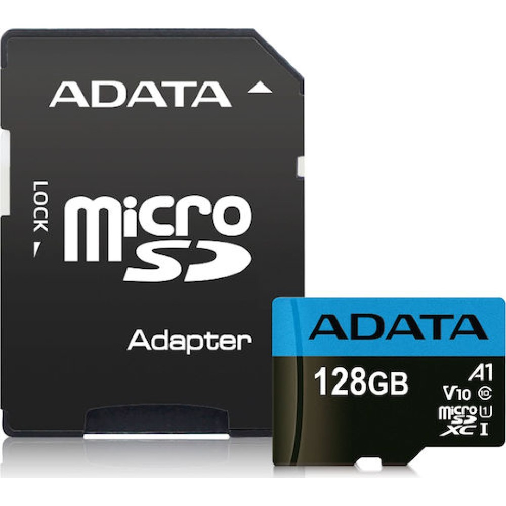 Adata Premier microSDXC 128GB Class 10 U1 V10 A1 UHS-I με αντάπτορα