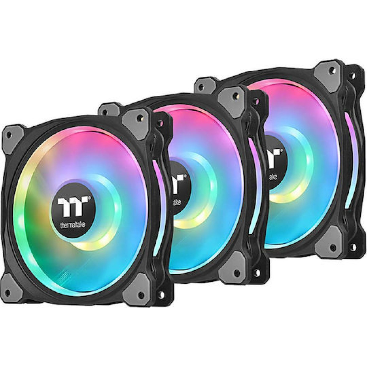 Thermaltake Riing Duo 14 RGB Radiator Fan TT Premium Case Fan 140mm με Σύνδεση 4-Pin PWM 3τμχ