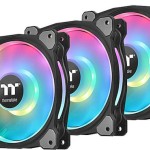 Thermaltake Riing Duo 12 RGB Radiator Fan TT Premium Case Fan 120mm με Σύνδεση 4-Pin PWM 3τμχ