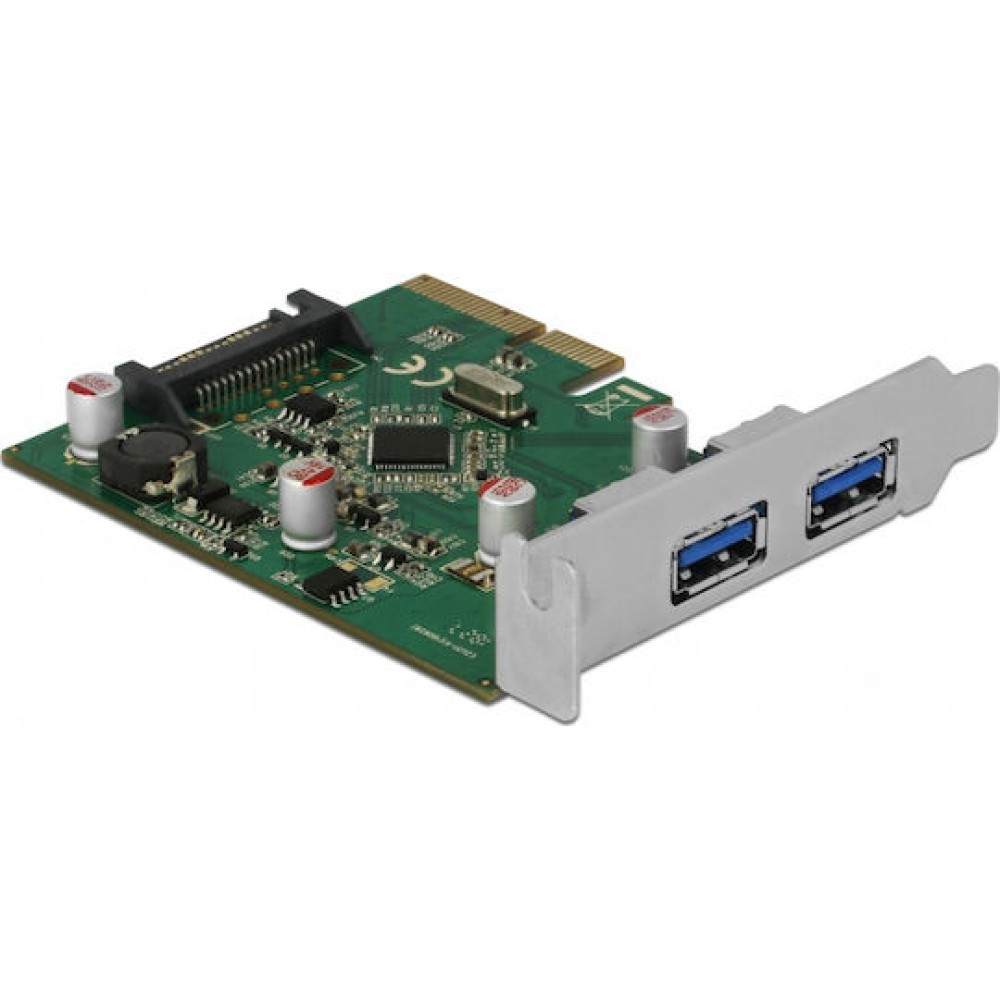 DeLock Κάρτα PCIe σε 2 θύρες USB 3.1