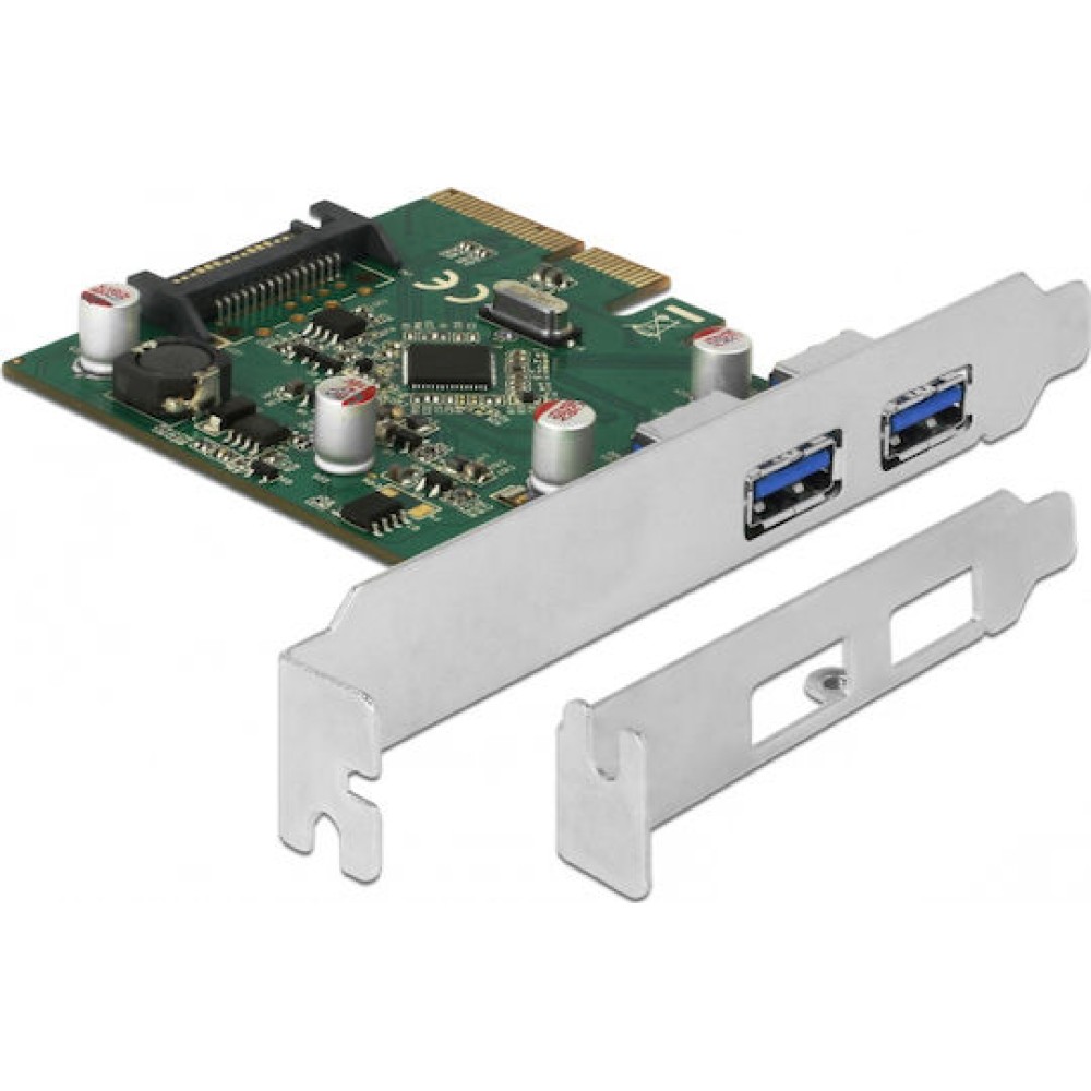 DeLock Κάρτα PCIe σε 2 θύρες USB 3.1