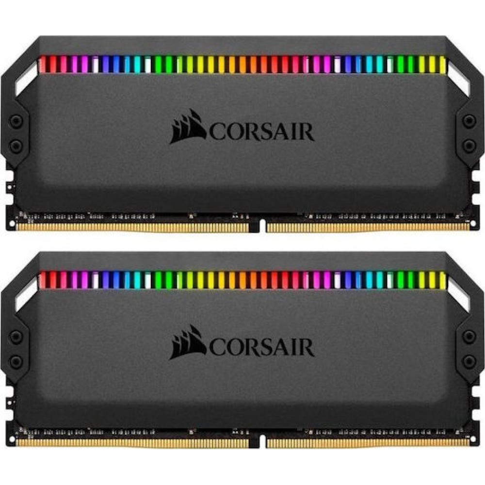 Corsair Dominator Platinum RGB DDR4 16GB RAM με 2x8GB Modules και Ταχύτητα 3600 για Desktop