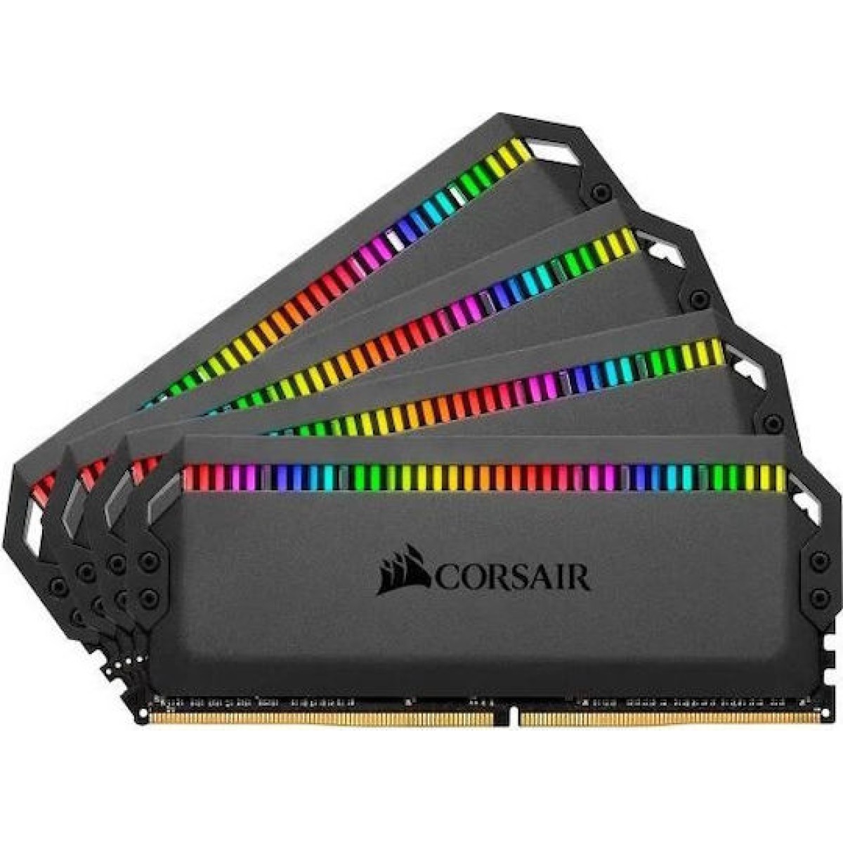 Corsair Dominator Platinum RGB DDR4 32GB RAM με 4x8GB Modules και Ταχύτητα 3200 για Desktop