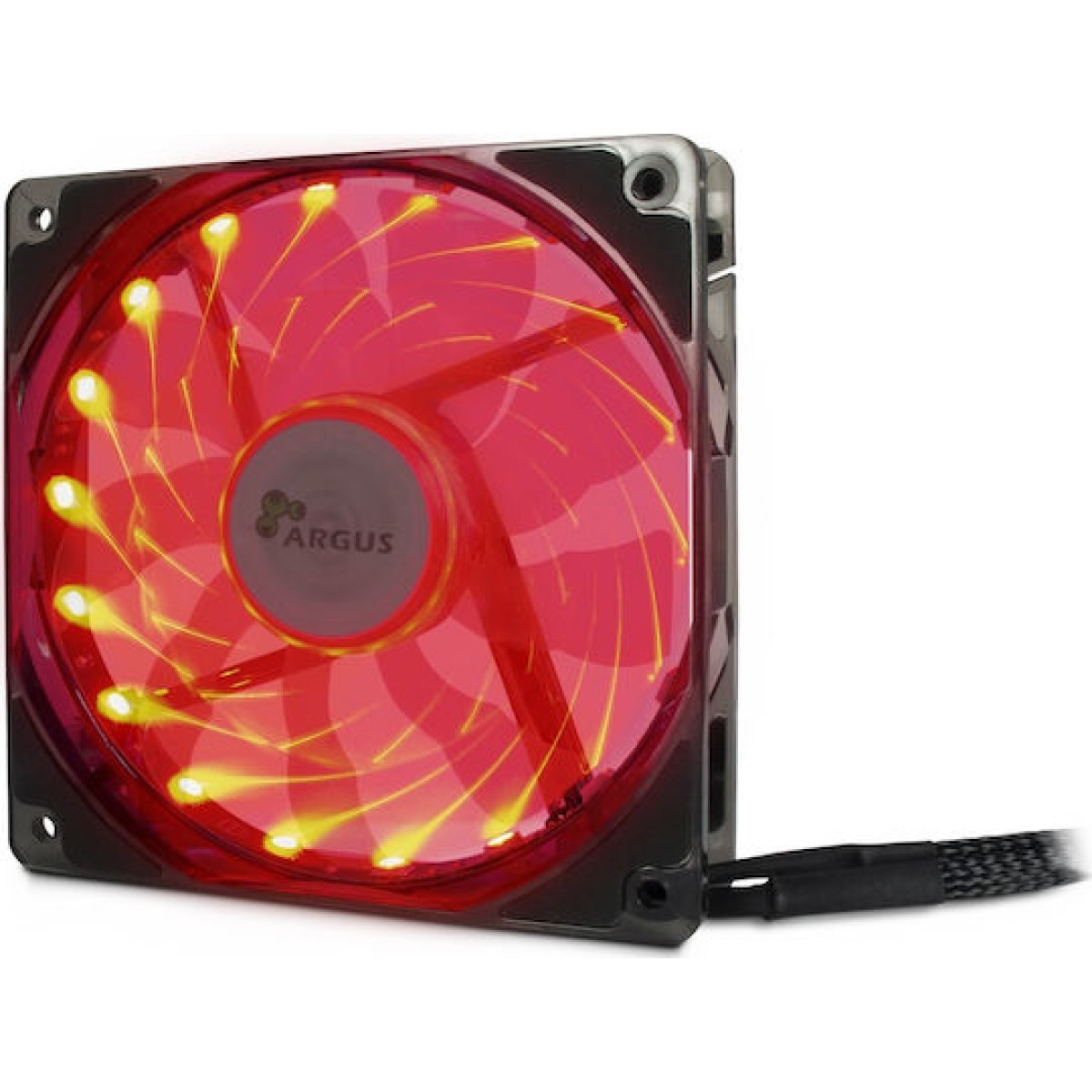 Inter-Tech L-12025 Aura RGB Case Fan με Σύνδεση 4-Pin PWM