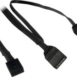 Inter-Tech L-12025 Aura RGB Case Fan με Σύνδεση 4-Pin PWM